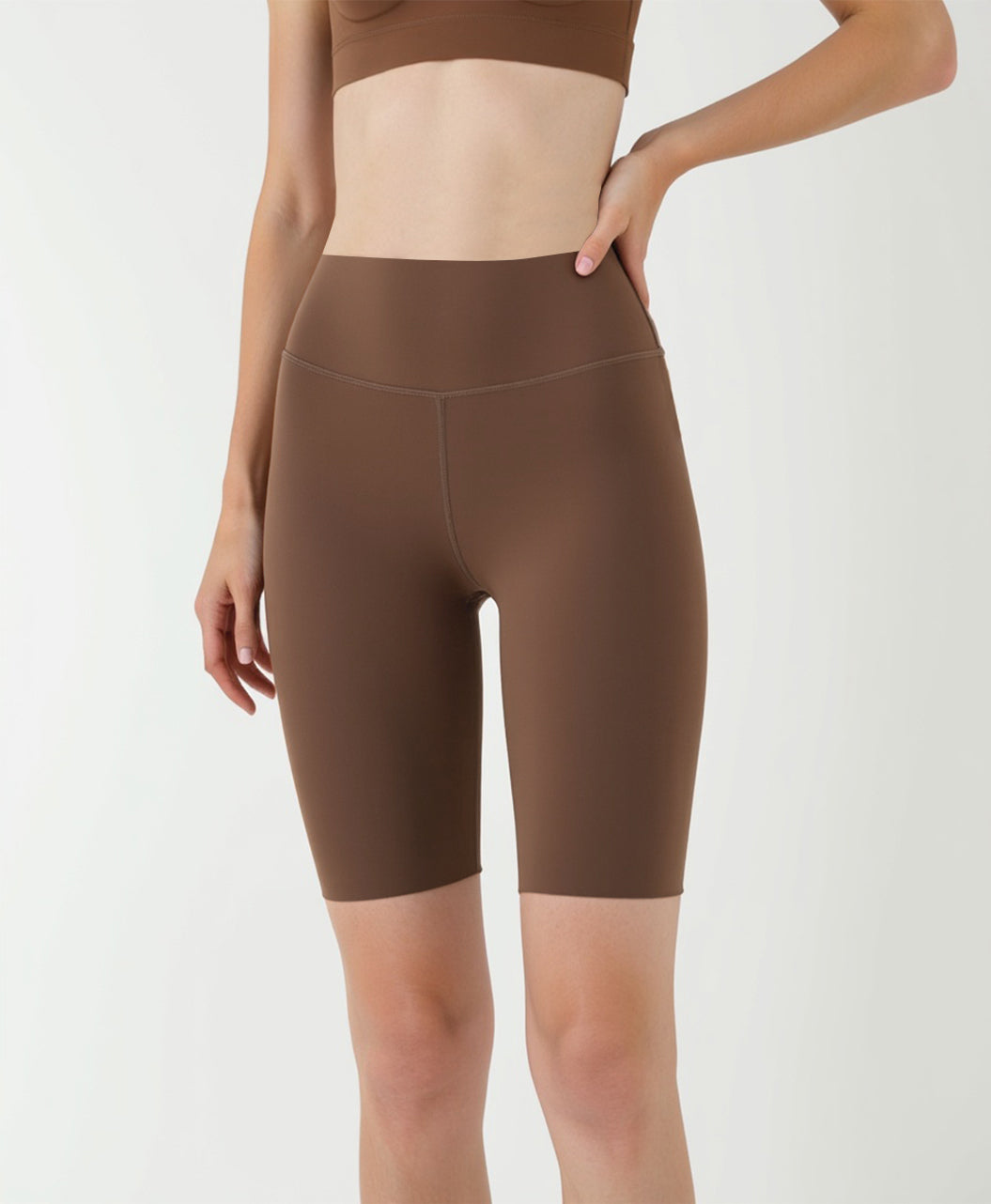 Knight-style above-the-knee shorts