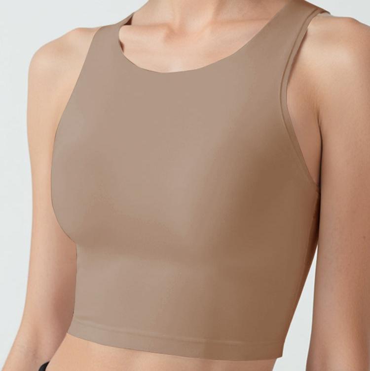 Seamless Comfort Sports Bra BROWN