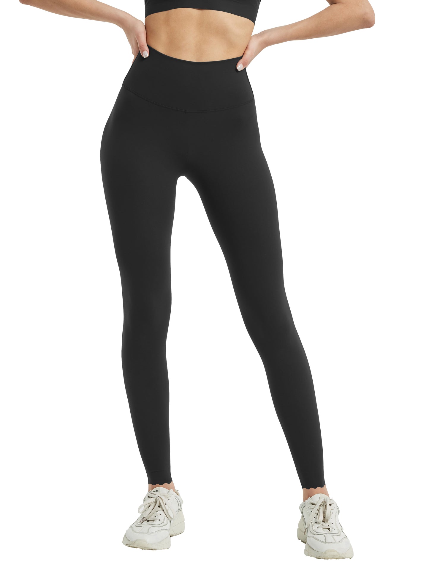 Seamless High Elasticity Yoga Pants BLACK
