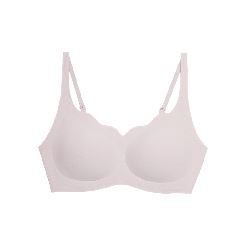 Wireless Sweetheart Neckline Bra Pink