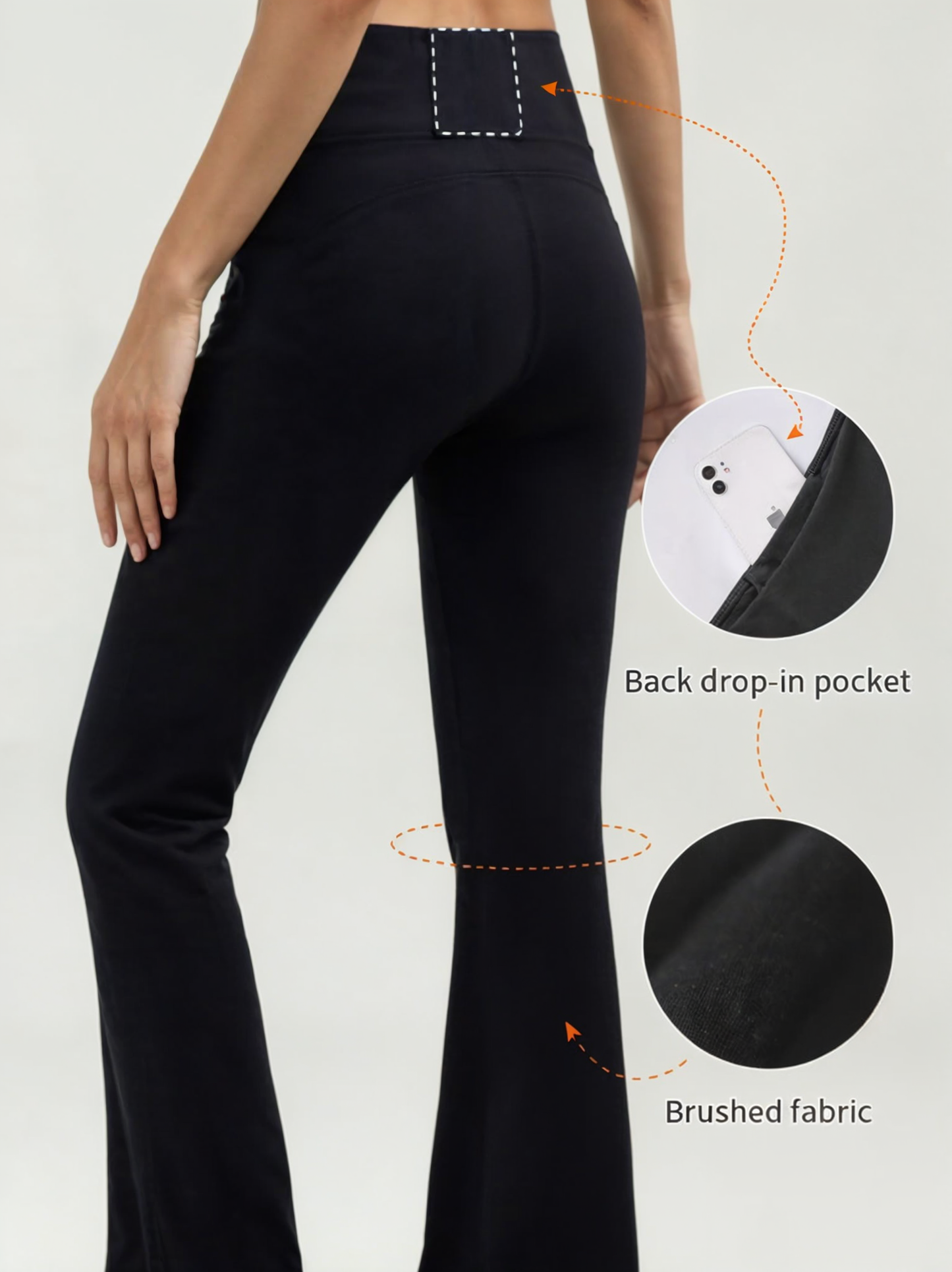 Mini Flare Yoga Pants for Women