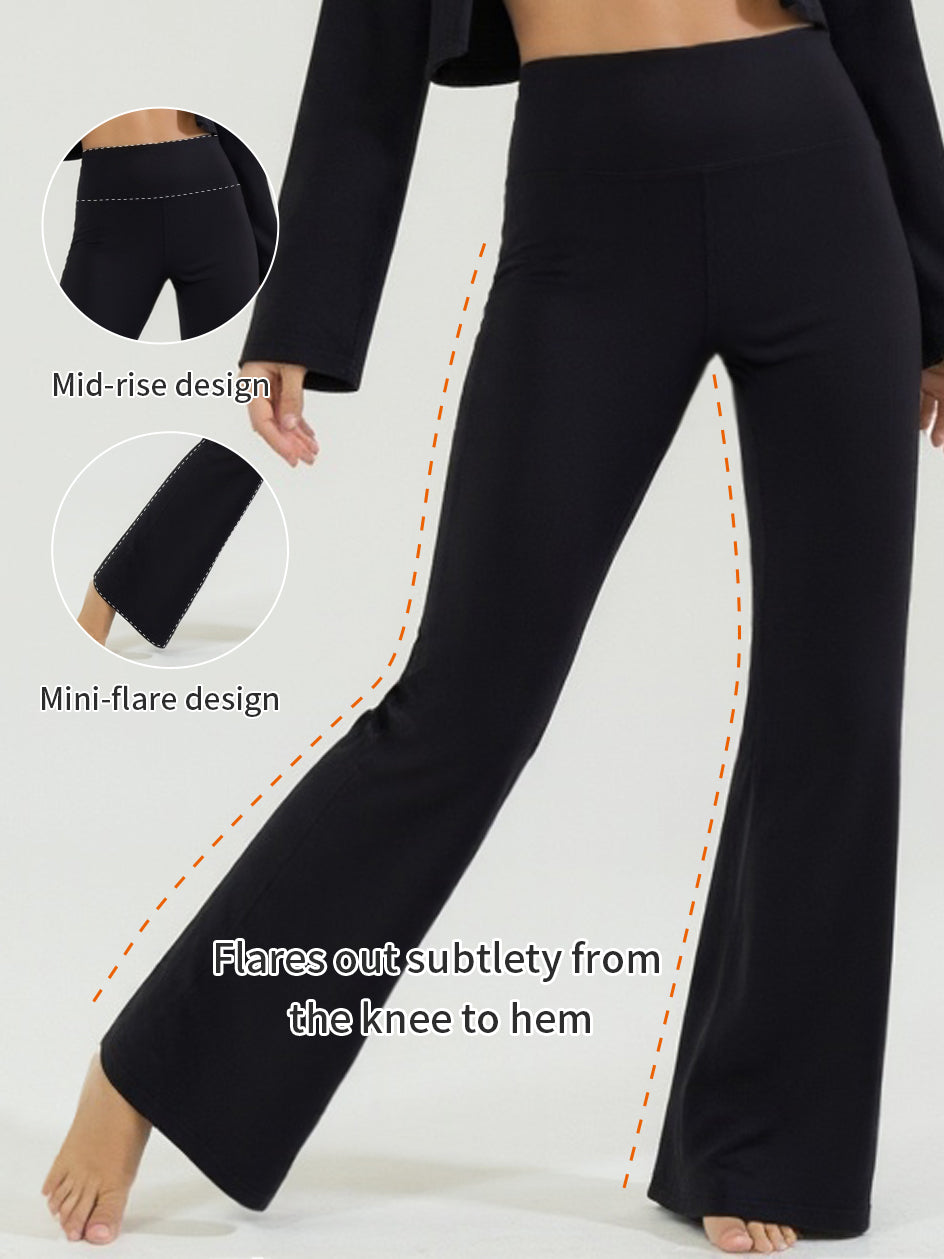 Mini Flare Yoga Pants for Women