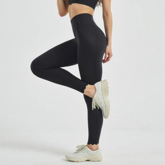 Seamless High Elasticity Yoga Pants BLACK